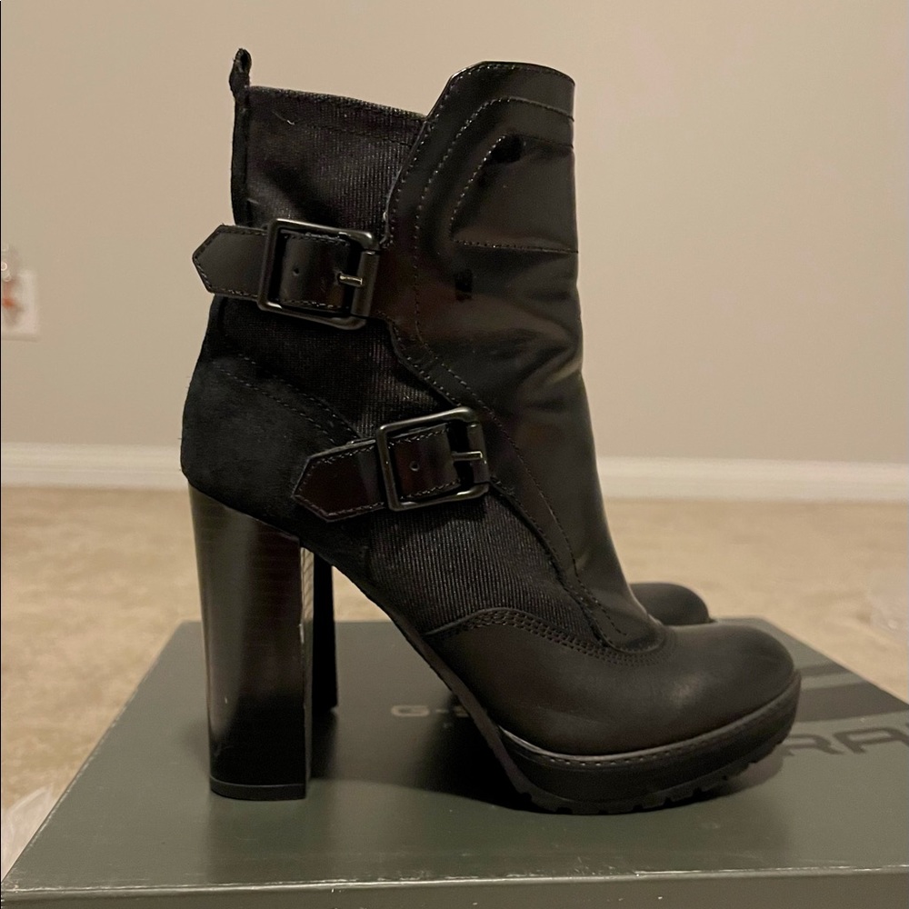 GSTAR Black Ankle Boot
